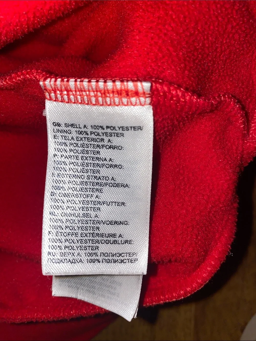 The North Face Men's Pullover Hoodie - Bright Red. Size small.